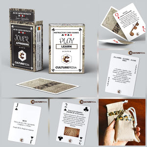 Z - Jeu de cartes instructifs de la marque CulturePedia - Un voyage culturel à travers le jeu - Un livre de culture au format jeu de carte